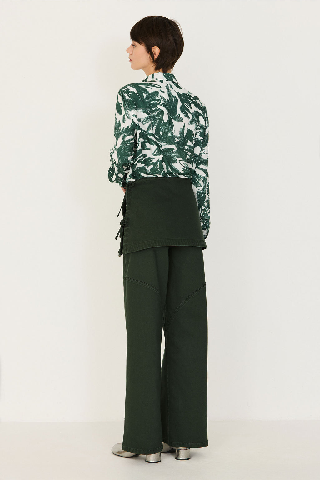 Leunda GOTS Trouser - Dark Green