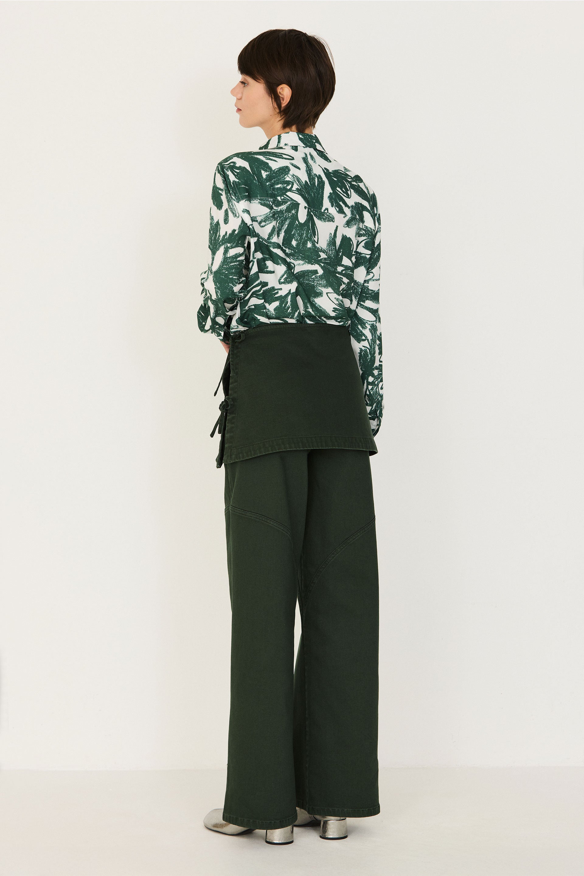Leunda GOTS Trouser - Dark Green