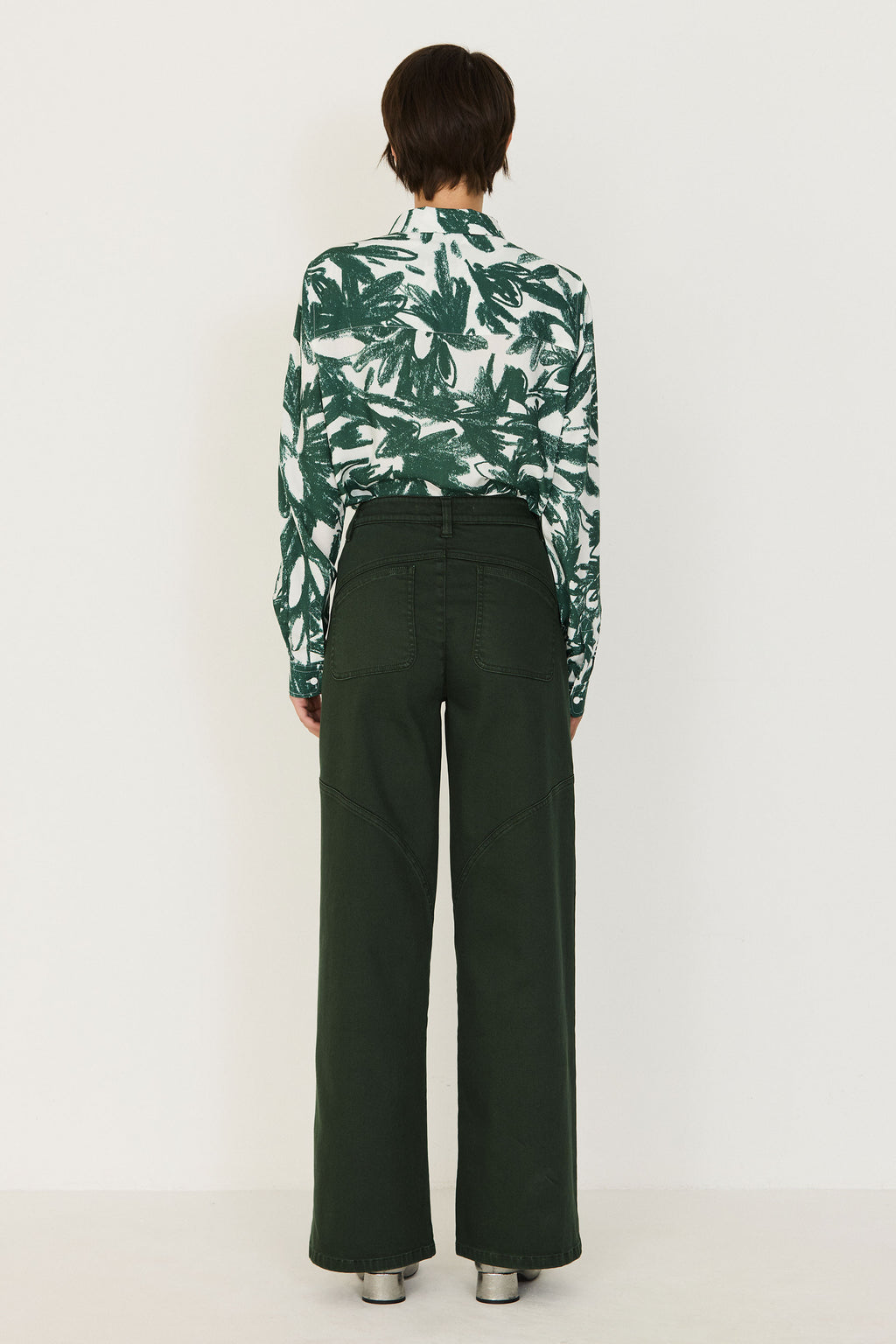 Leunda GOTS Trouser - Dark Green
