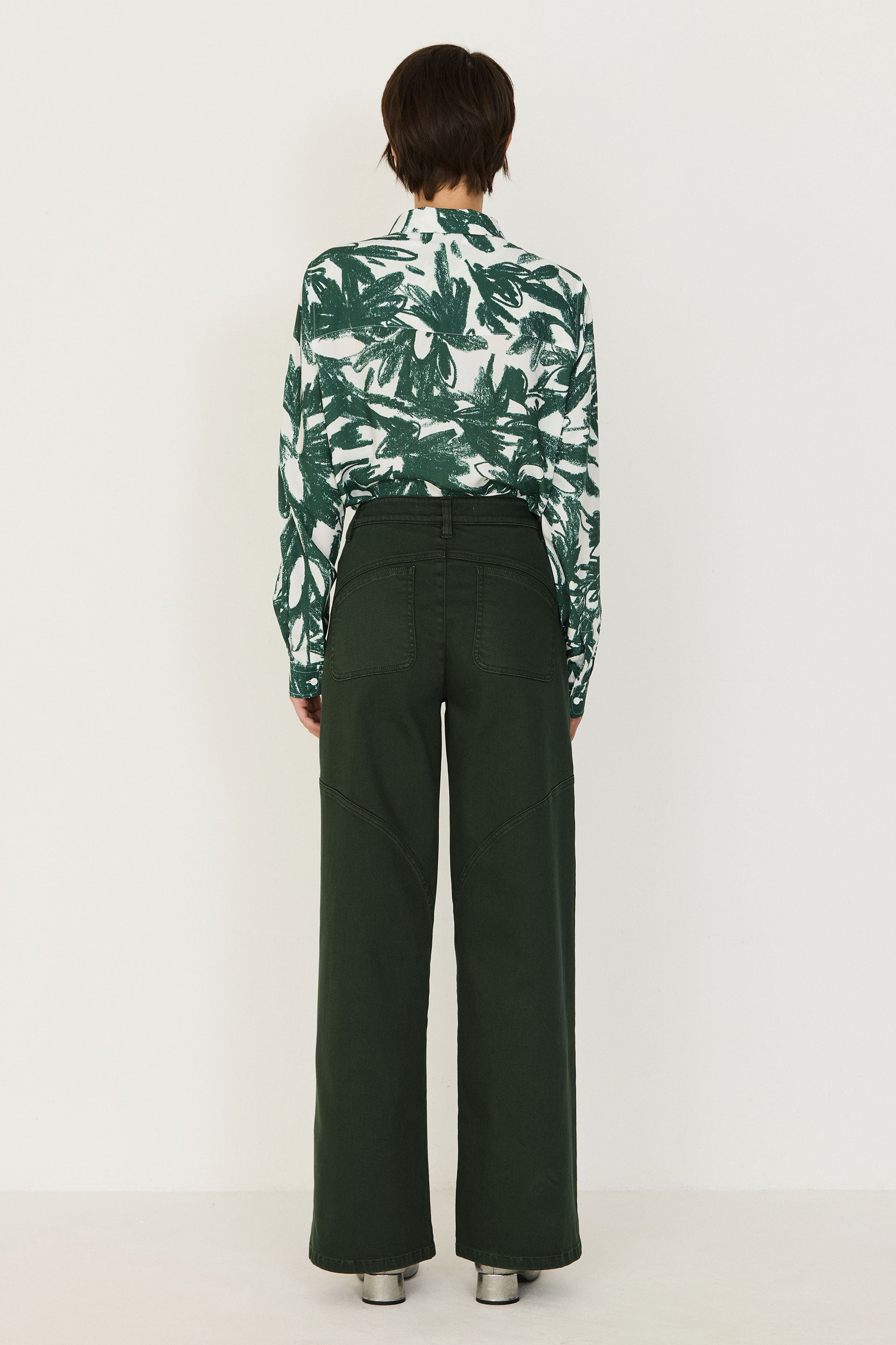 Leunda GOTS Trouser - Dark Green