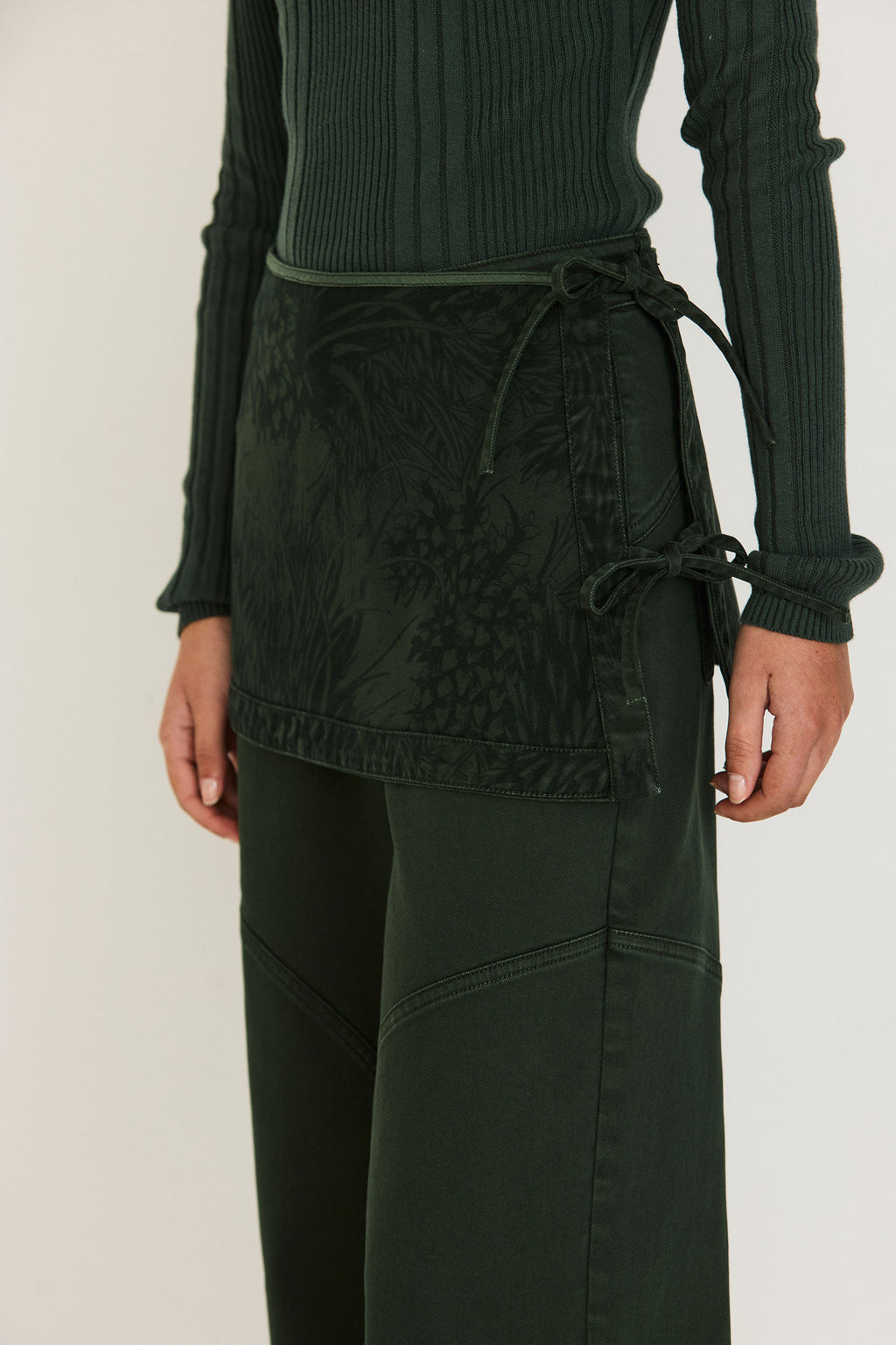 Leunda GOTS Trouser - Dark Green