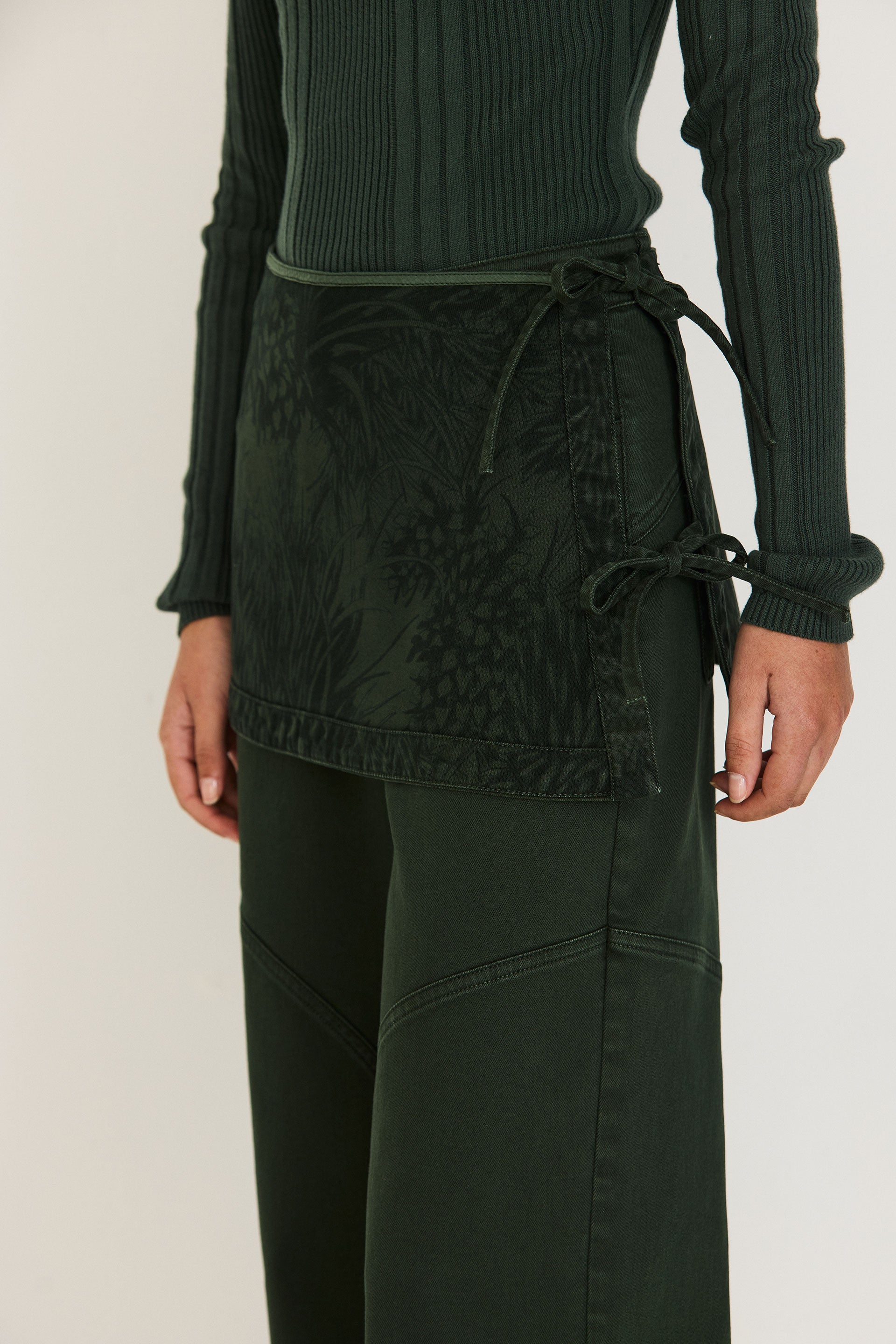 Leunda GOTS Trouser - Dark Green