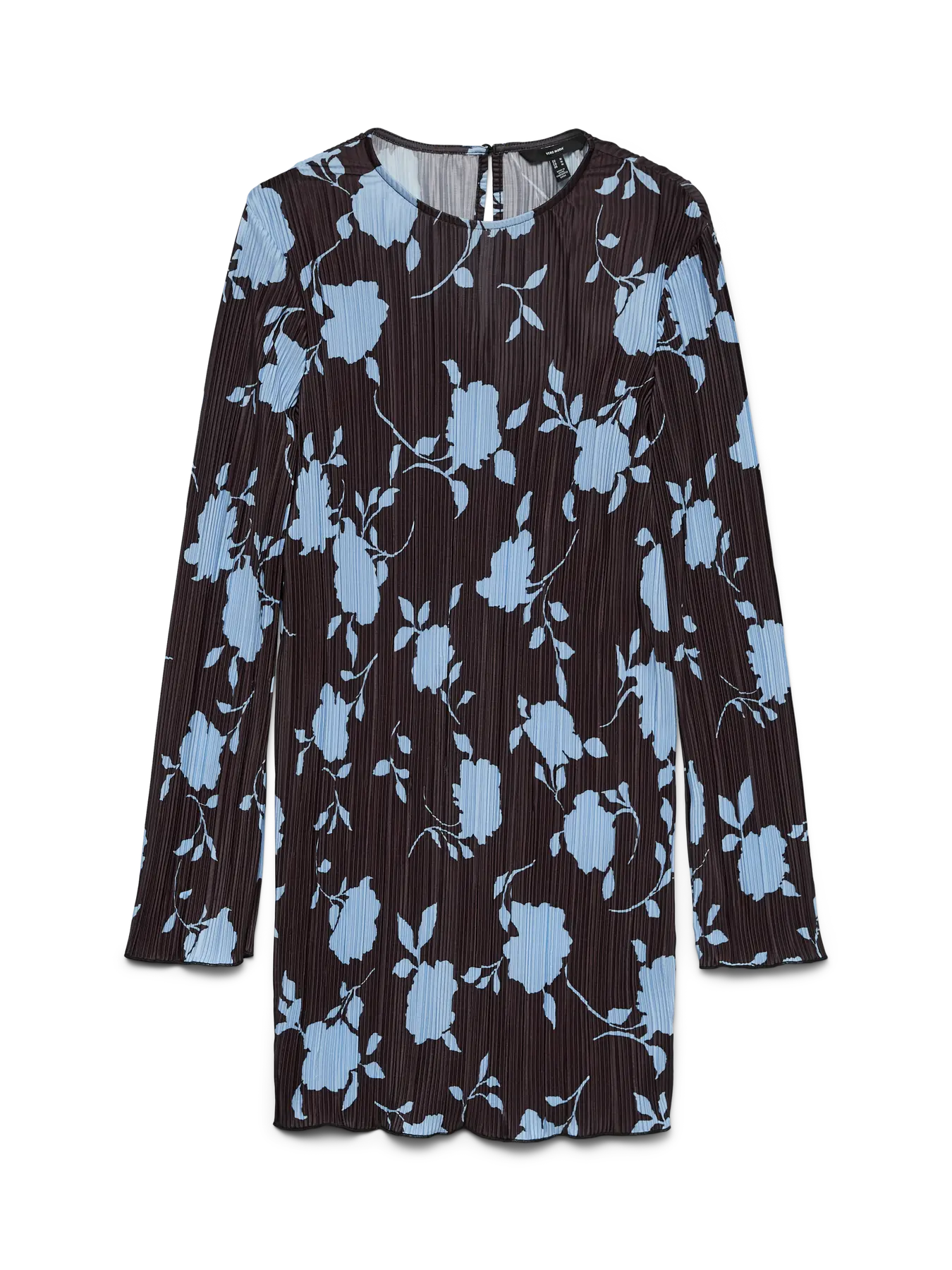Kendal Long Sleeve Short Plissé Dress