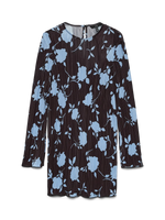 Kendal Long Sleeve Short Plissé Dress