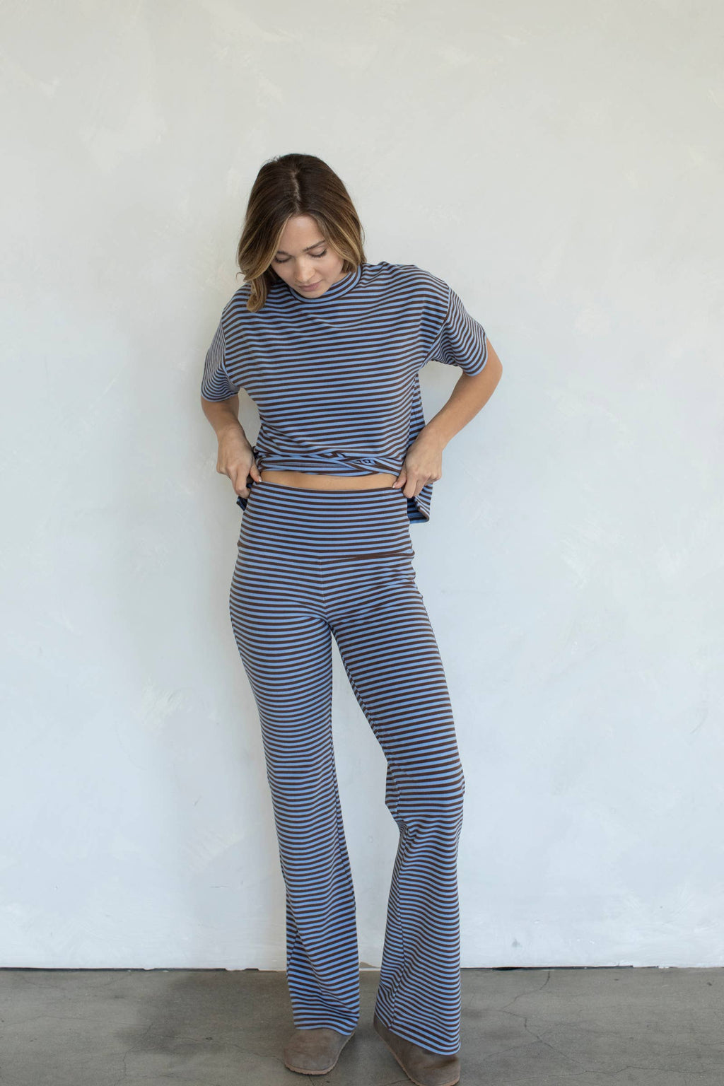 Skylar Pants - Dusty Blue