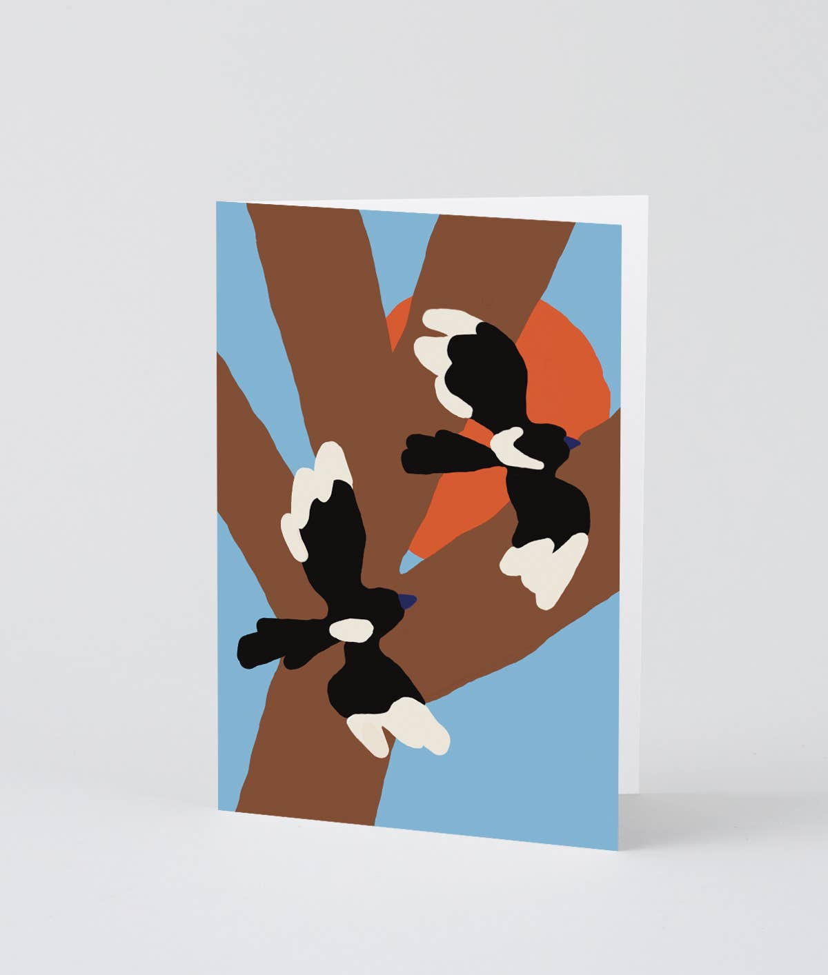 Magpies Greeting Card