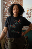 Wallflower CC Boxy Tee - Black