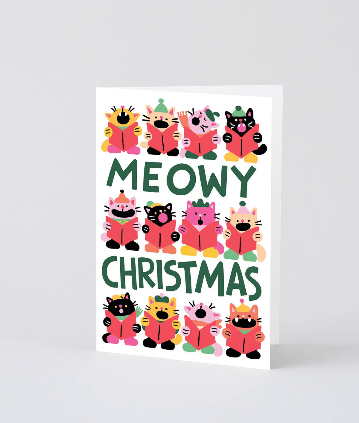 Meowy Christmas Holiday Greeting Card