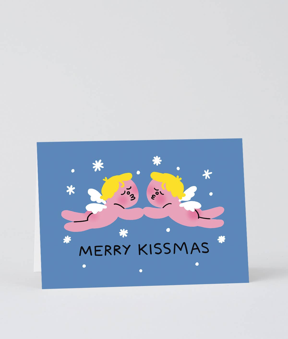 Merry Kissmas Holiday Greeting Card