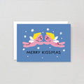 Merry Kissmas Holiday Greeting Card