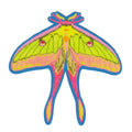 Moth Stitch Sticker