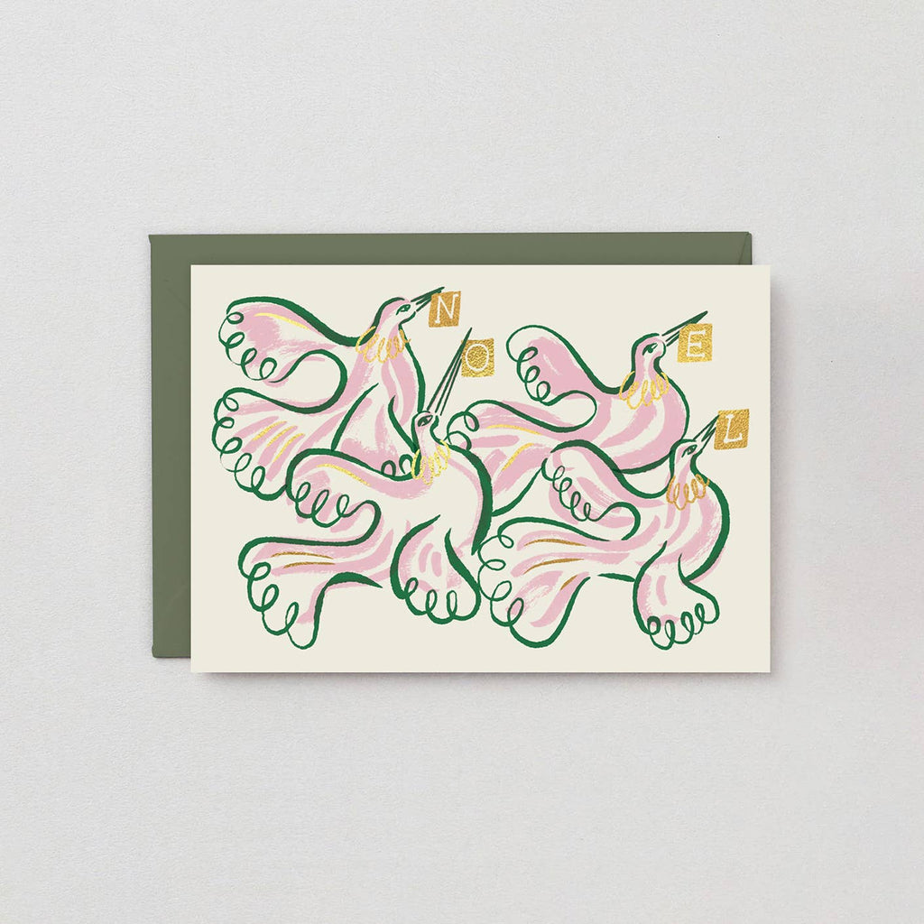 Noel Doves Holiday Greeting Card