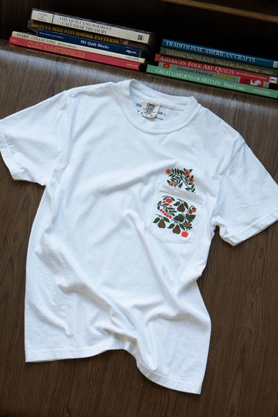 Orchard 1858 Pocket Tee - White