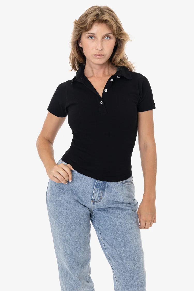 Pique Polo - Black