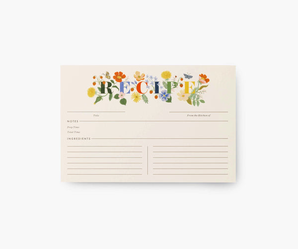 Recipe Cards
