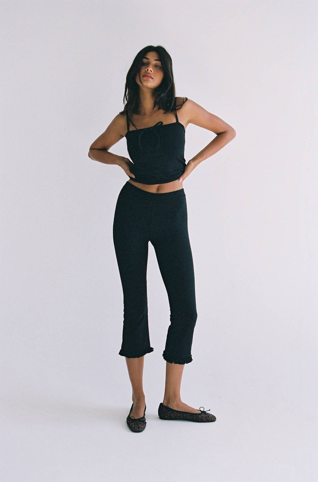 Ruffle Capri