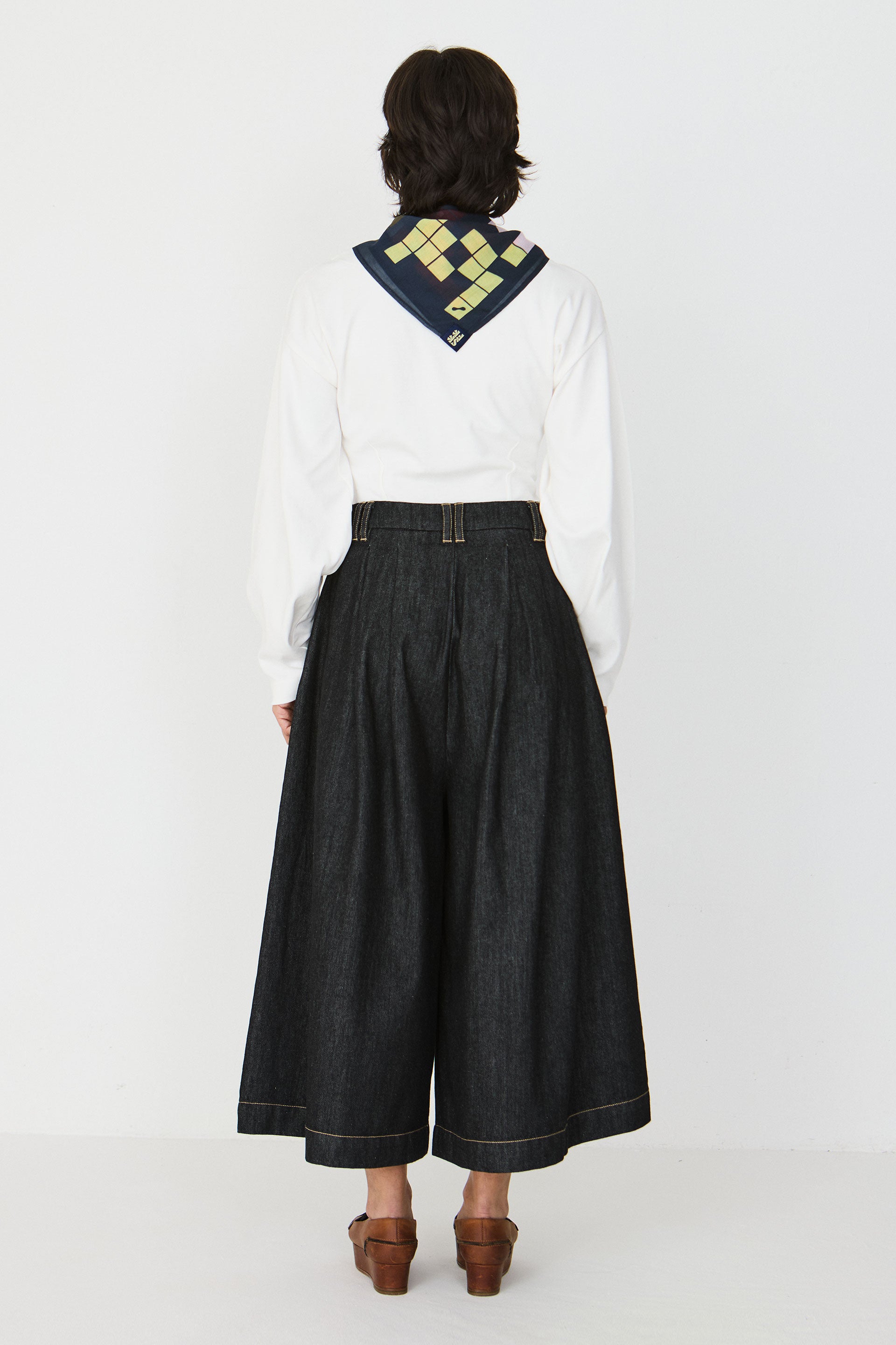 Saioa GOTS Trouser - Black Denim