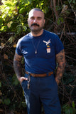Scrappy Seagull Pocket Tee - Navy