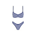 Seaside Picnic Bikini Set - Blue Checker