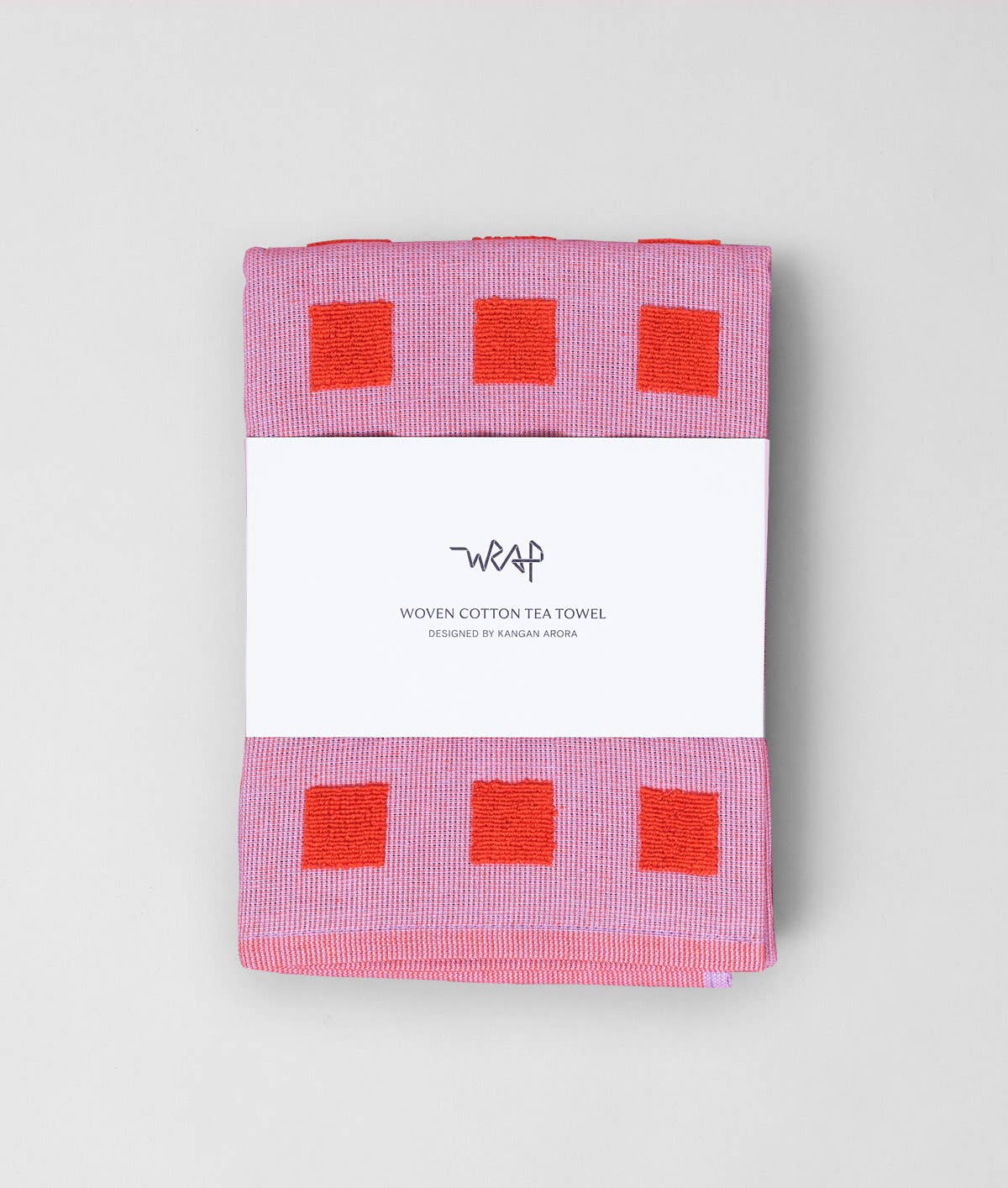 Squares Woven Tea Towel