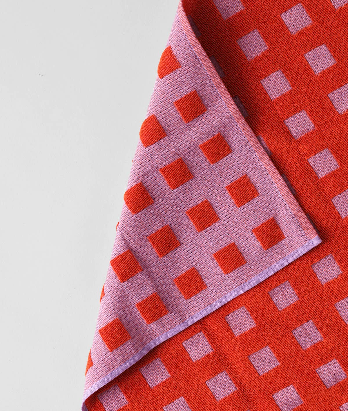 Squares Woven Tea Towel