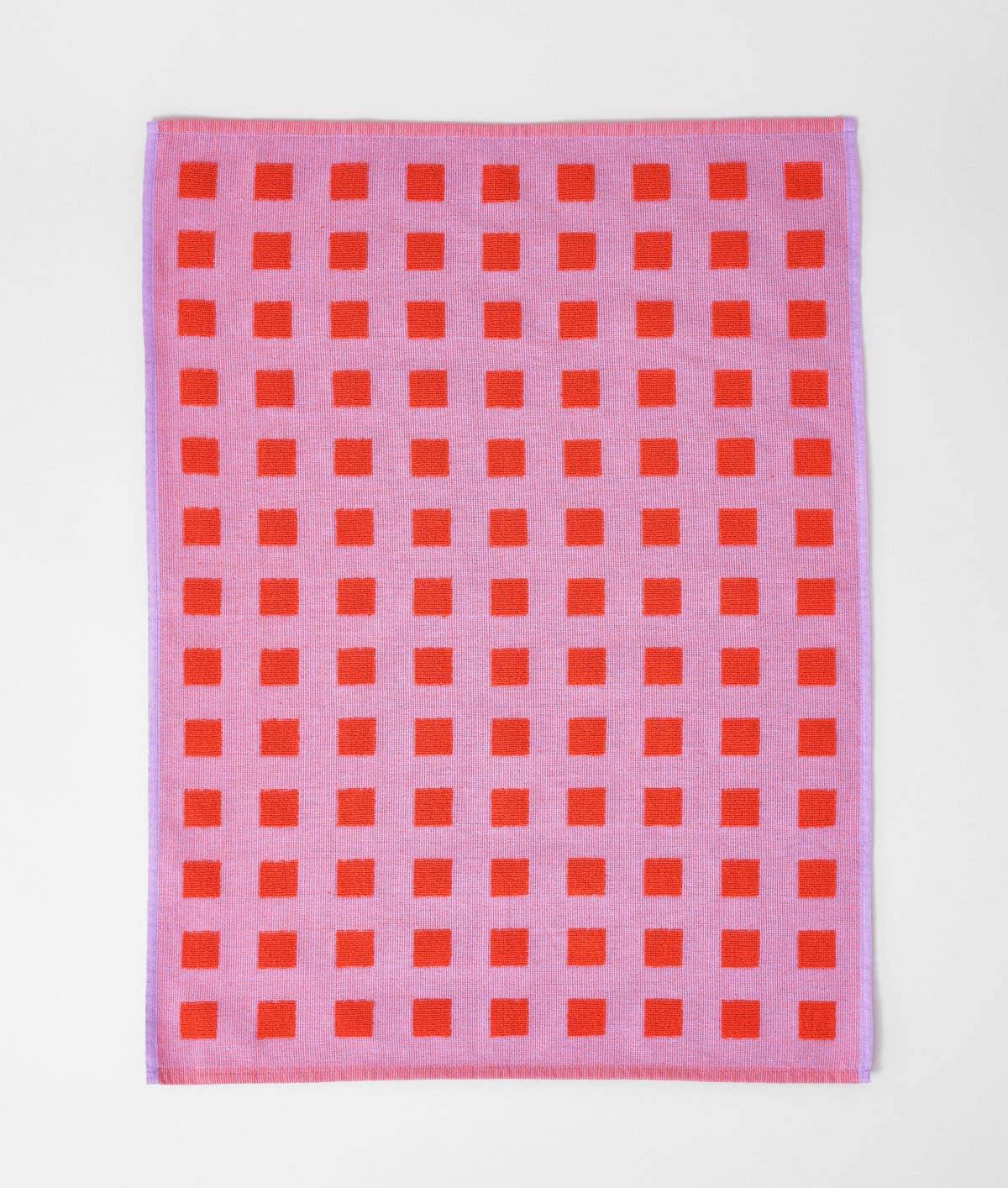 Squares Woven Tea Towel