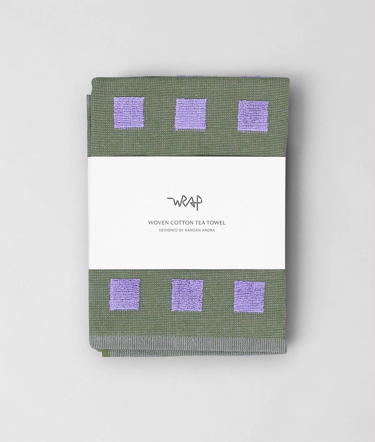Squares Woven Tea Towel