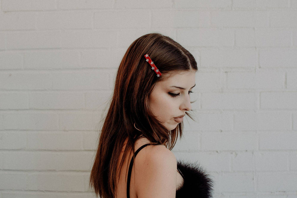 Stardust Clips - Cherry Red