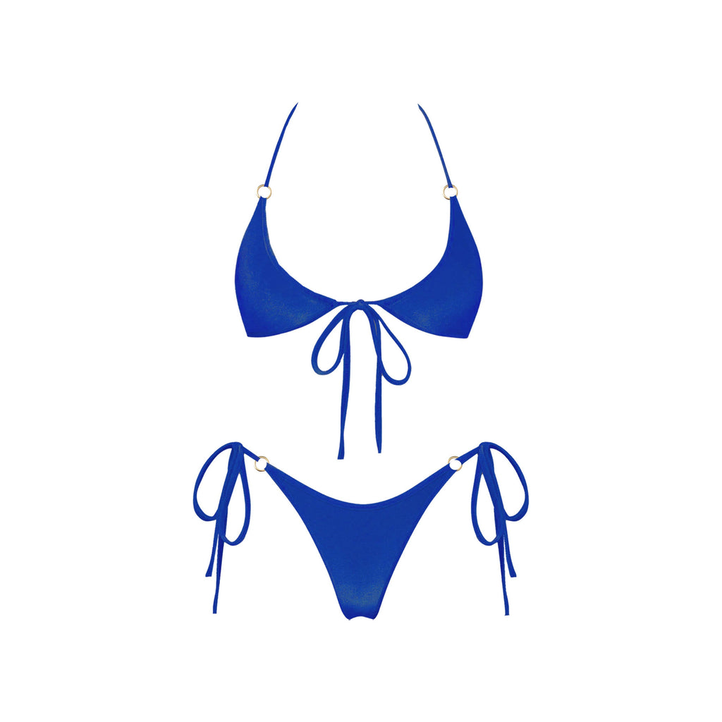 Summer Whisper Bikini Set - Blue