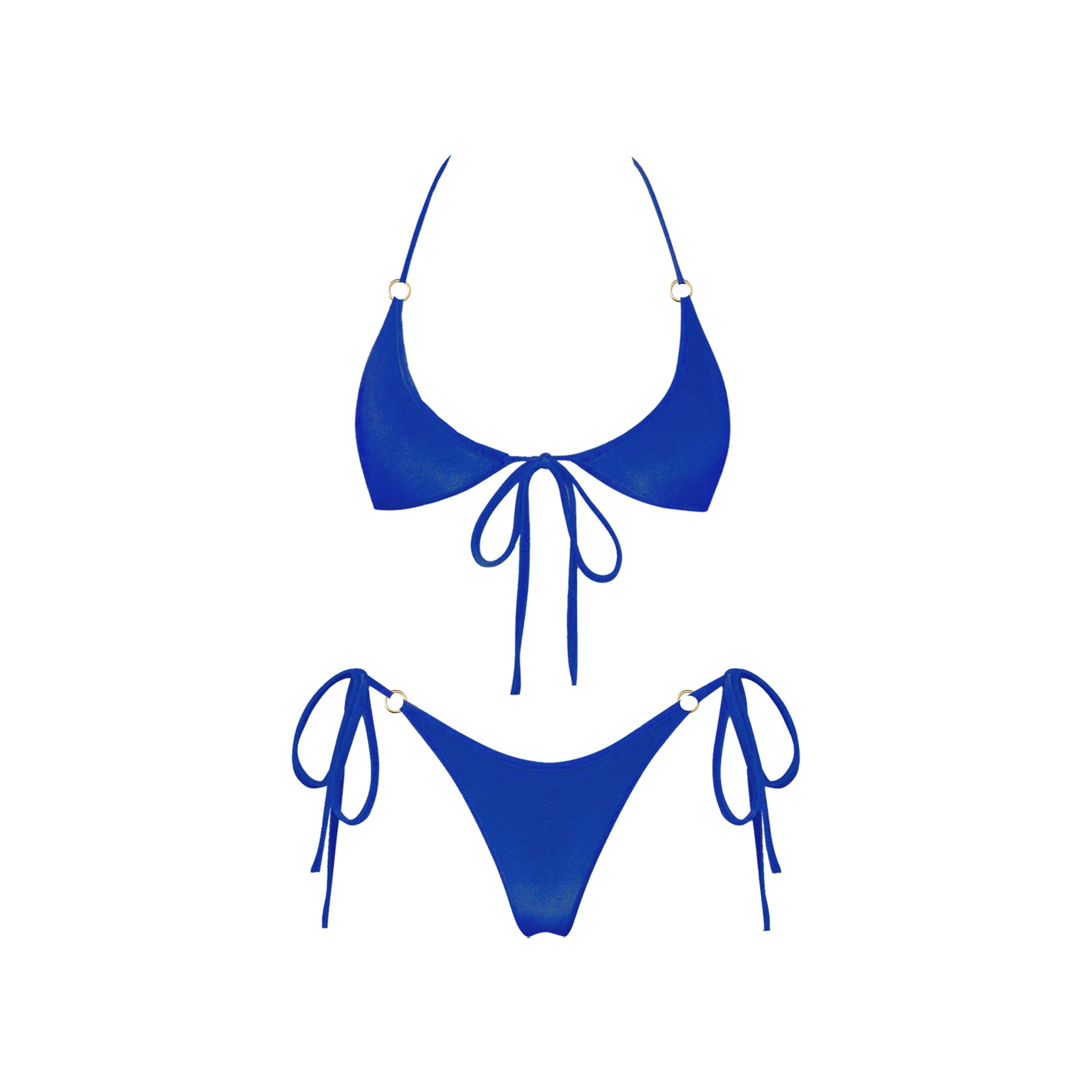 Summer Whisper Bikini Set - Blue