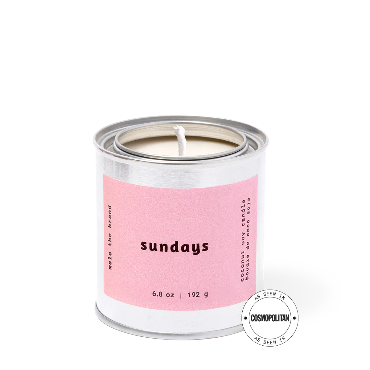 Sundays Coconut Soy Candle