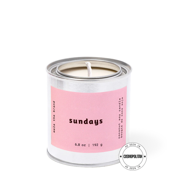 Sundays Coconut Soy Candle