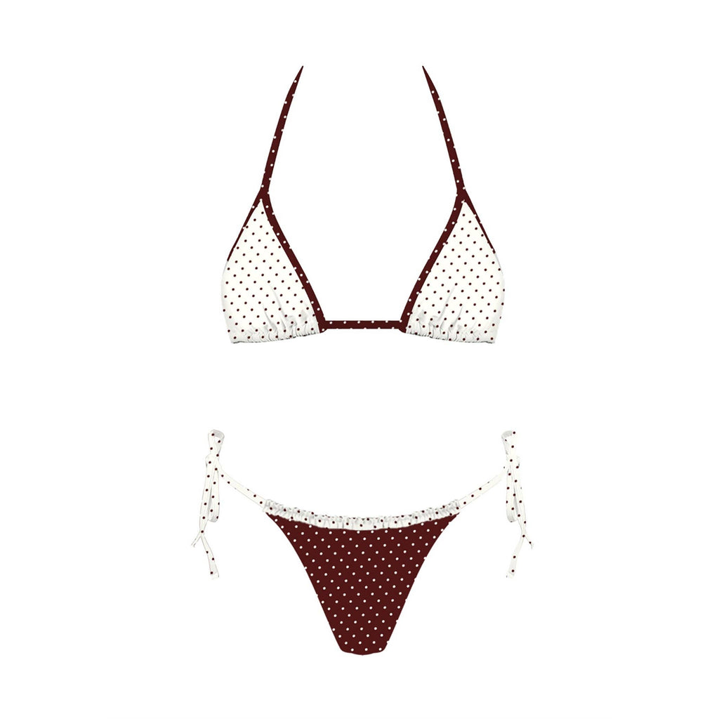 Tea Party Bikini Set - Red Dot