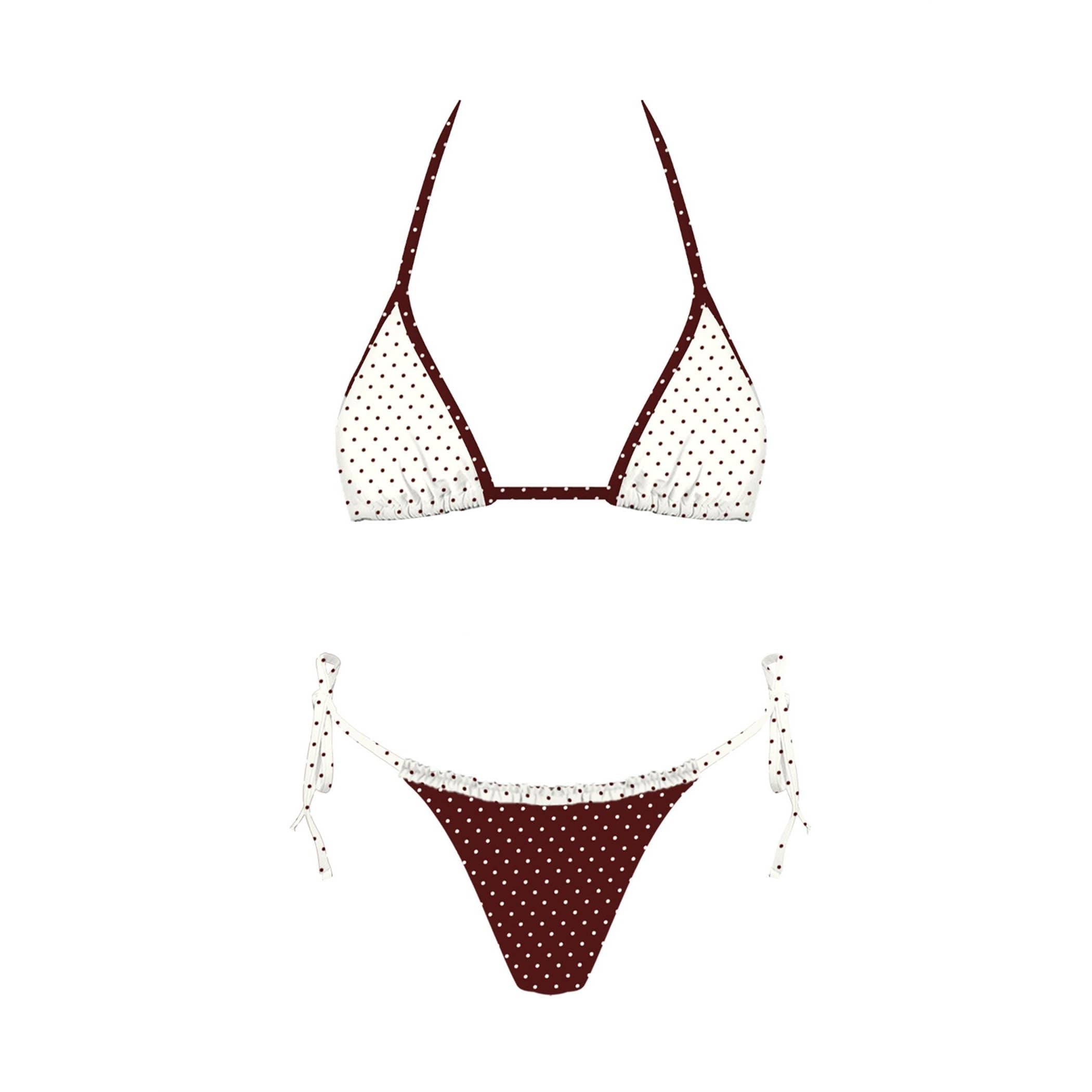 Tea Party Bikini Set - Red Dot