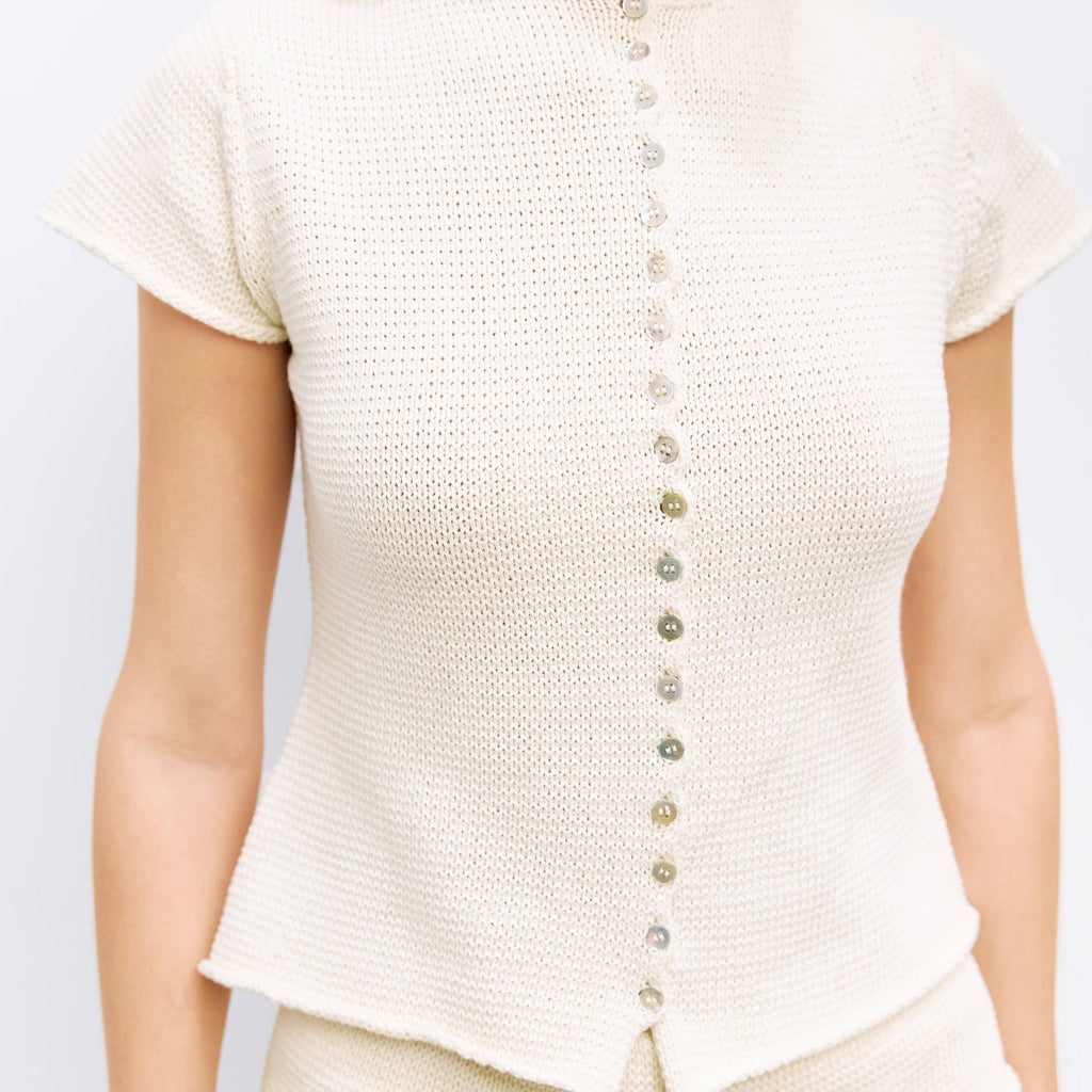 The Alana Top - Ivory