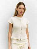 The Alana Top - Ivory