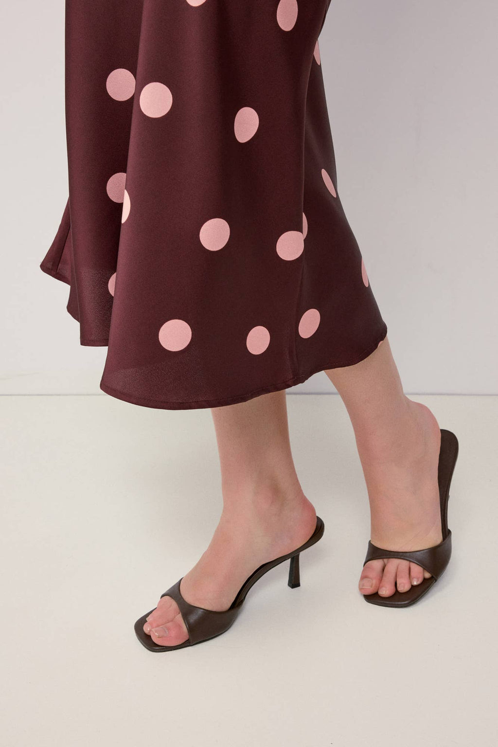 The Aria Dress - Burgundy/Pink