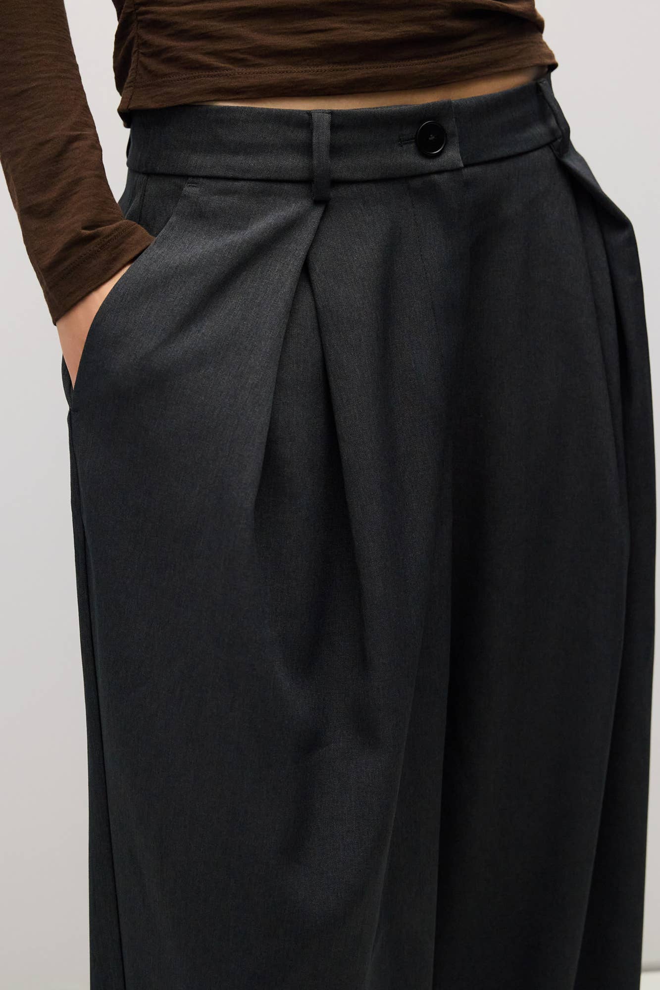 The Hilary Pants - Charcoal