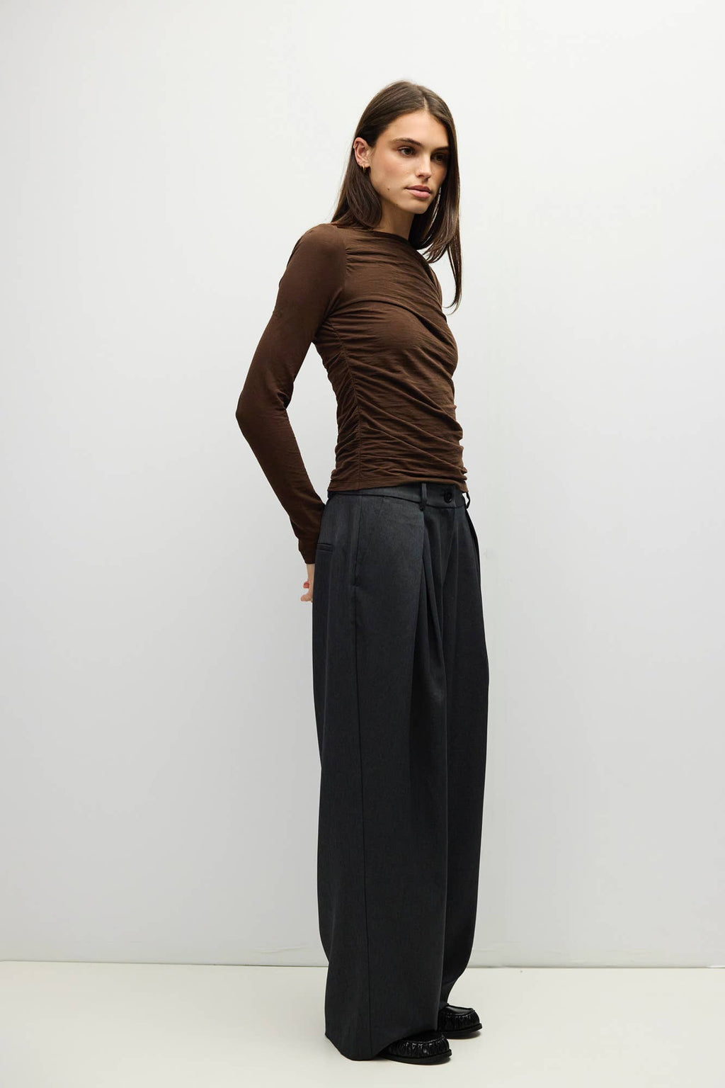 The Hilary Pants - Charcoal