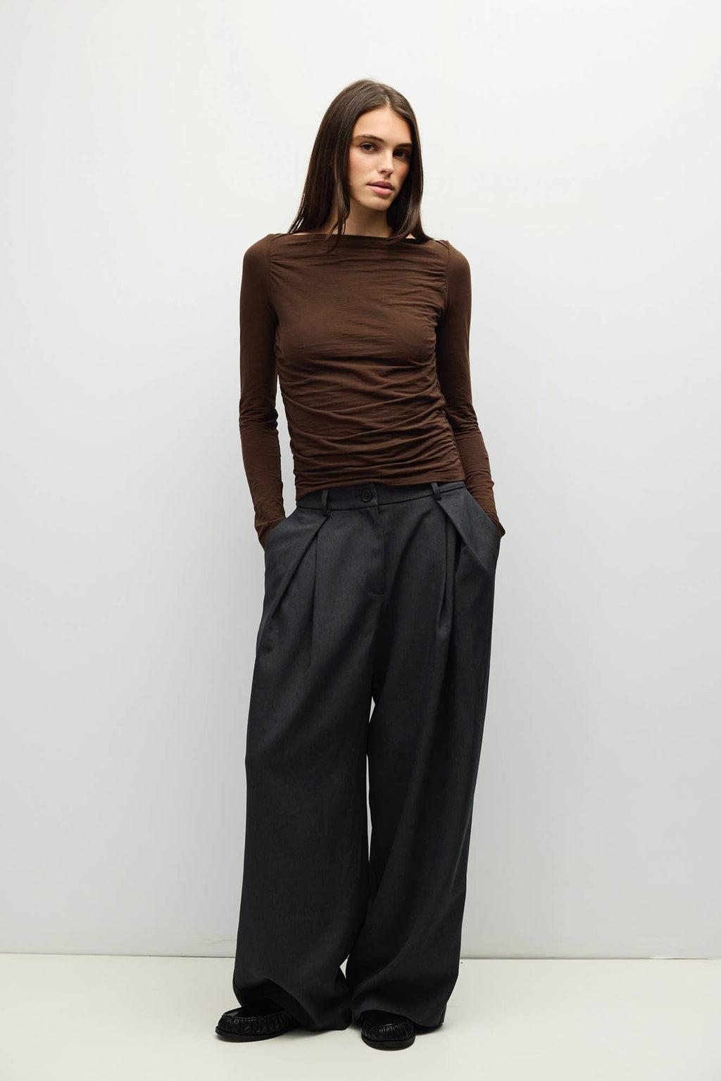 The Hilary Pants - Charcoal