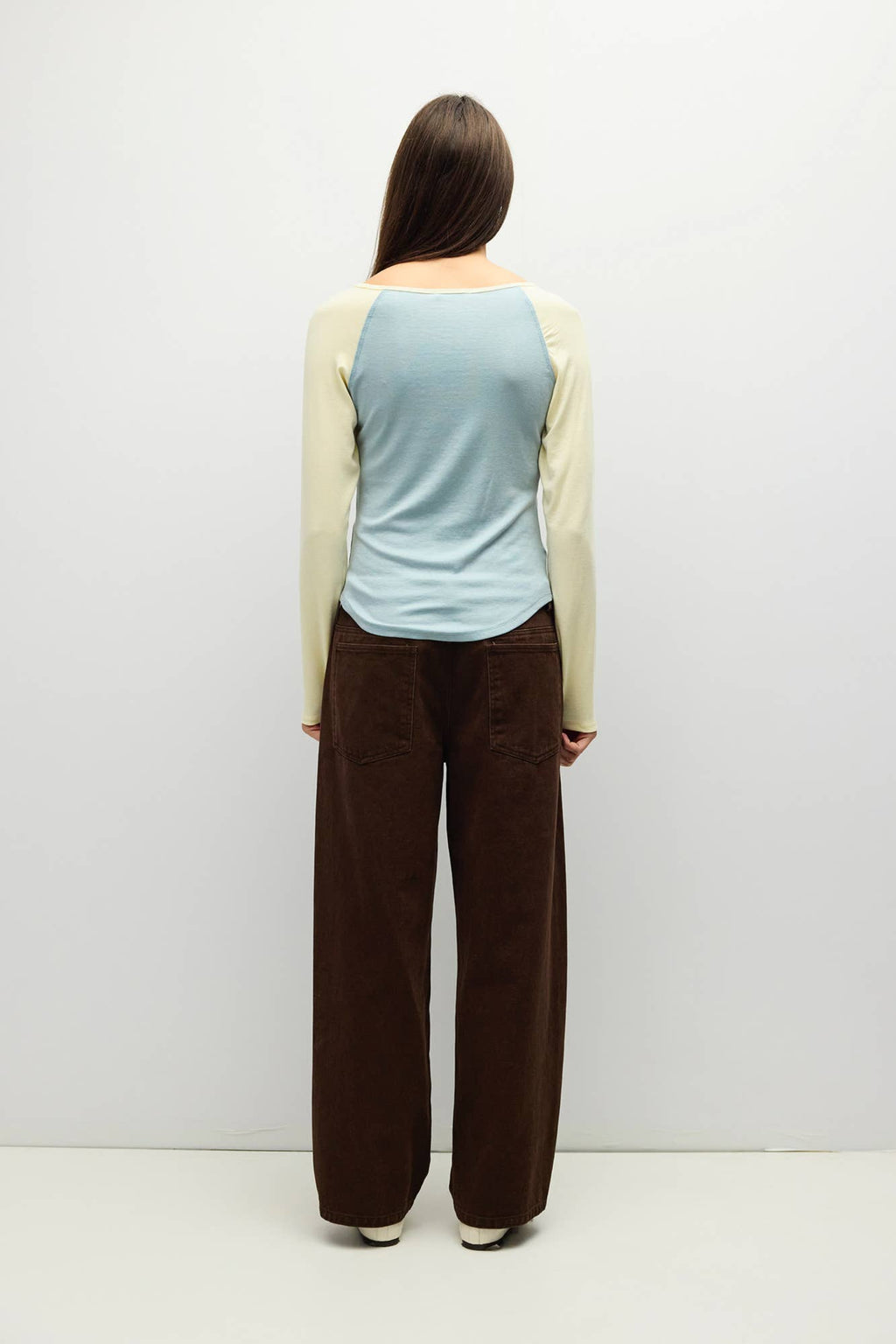 The Jillian Top - Blue/Yellow