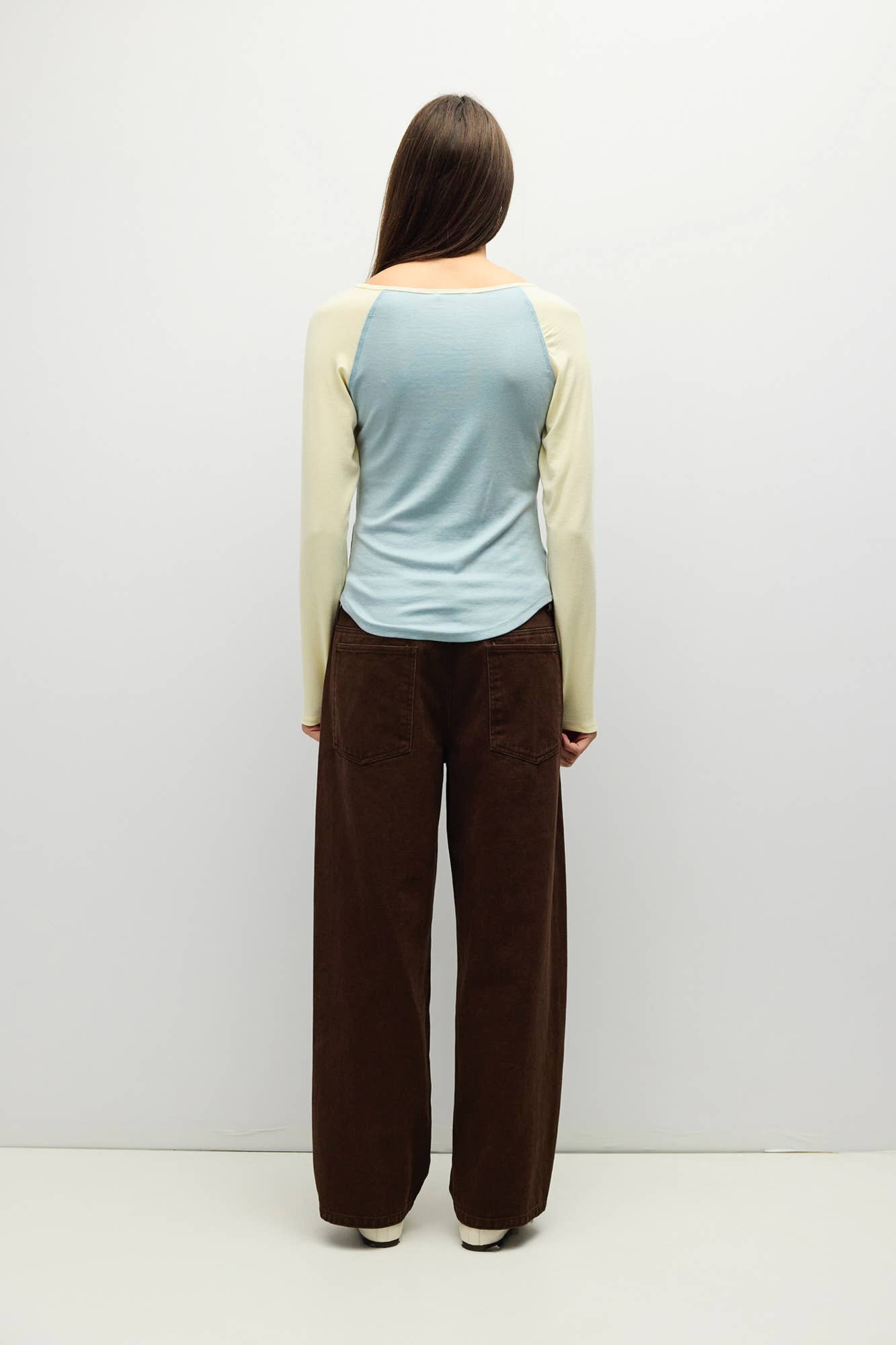 The Jillian Top - Blue/Yellow