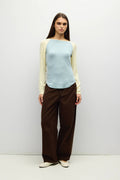 The Jillian Top - Blue/Yellow