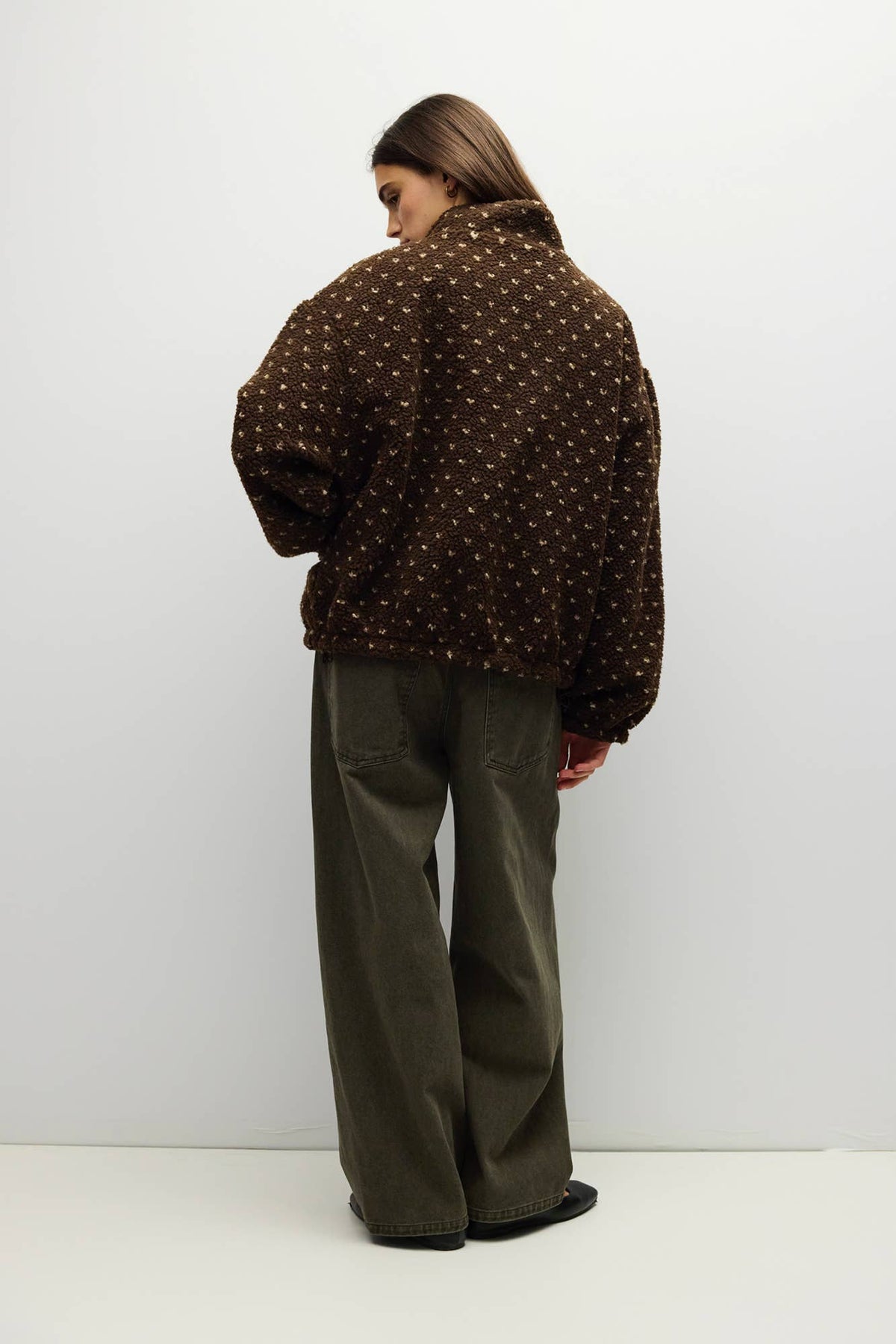 The Leslie Jacket - Brown/Cream