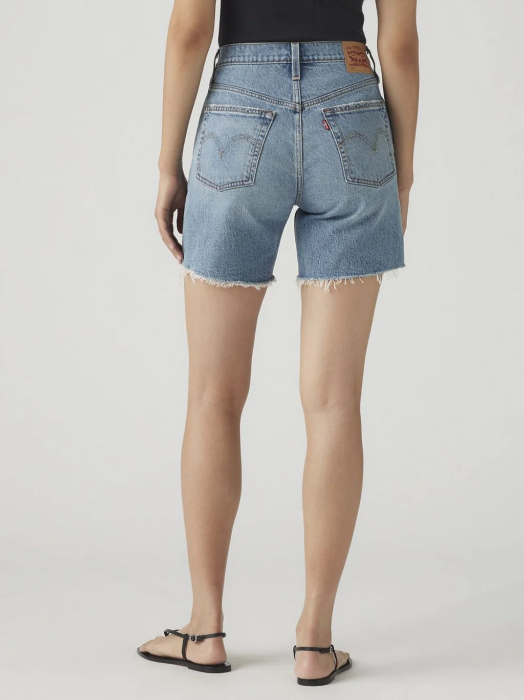501 Mid Thigh Short - Ticked & Untied