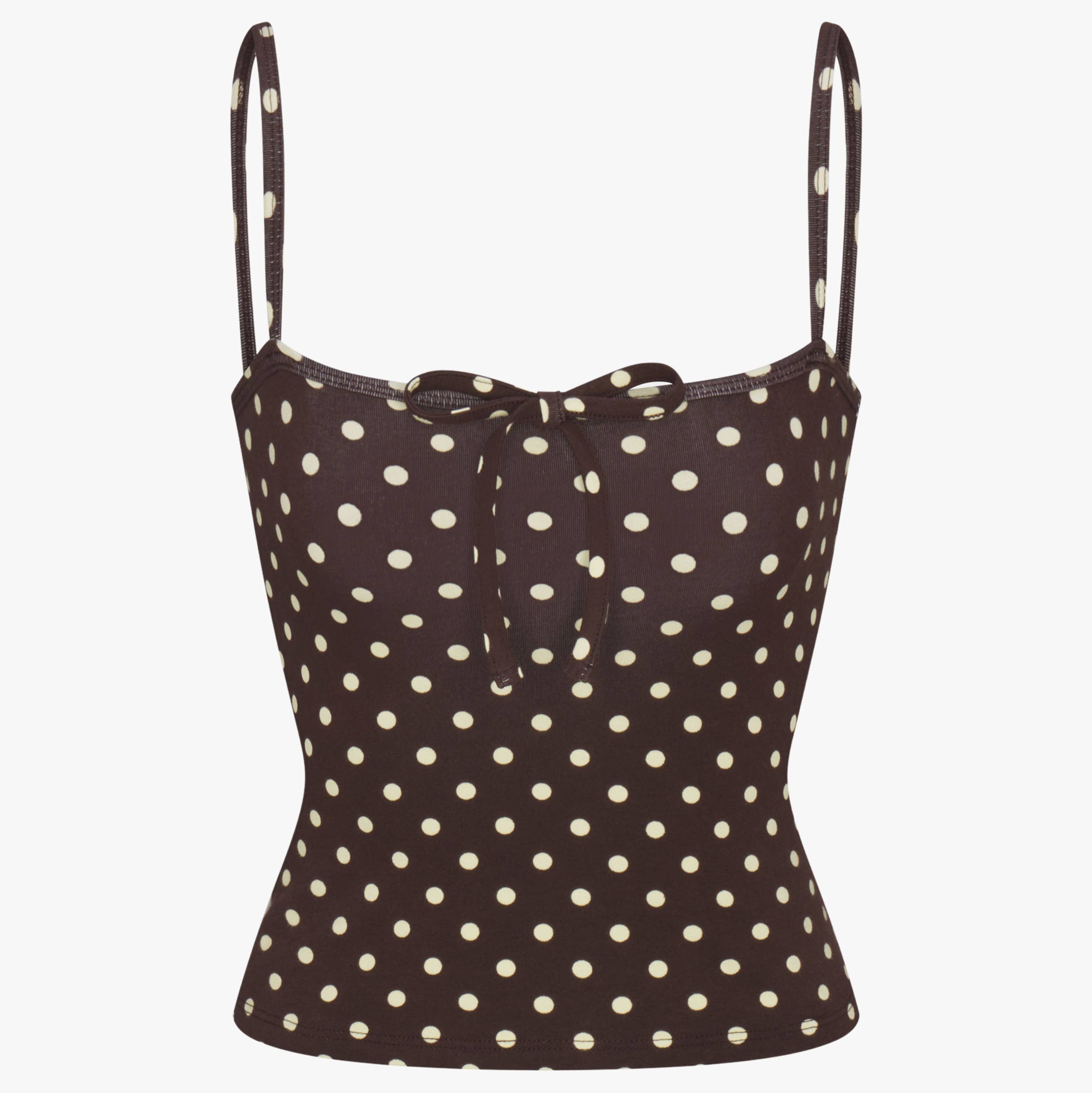 Tie Cami - Espresso Dot
