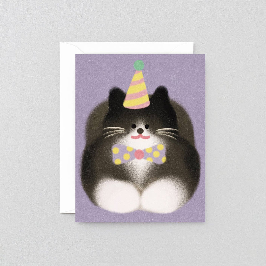 Tuxedo Cat Greeting Card