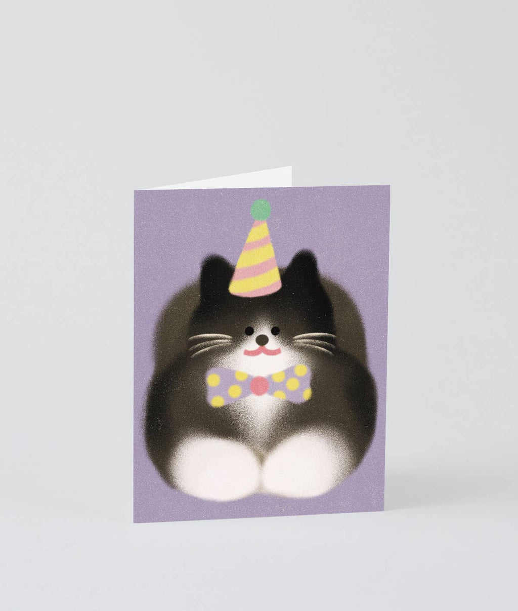Tuxedo Cat Greeting Card
