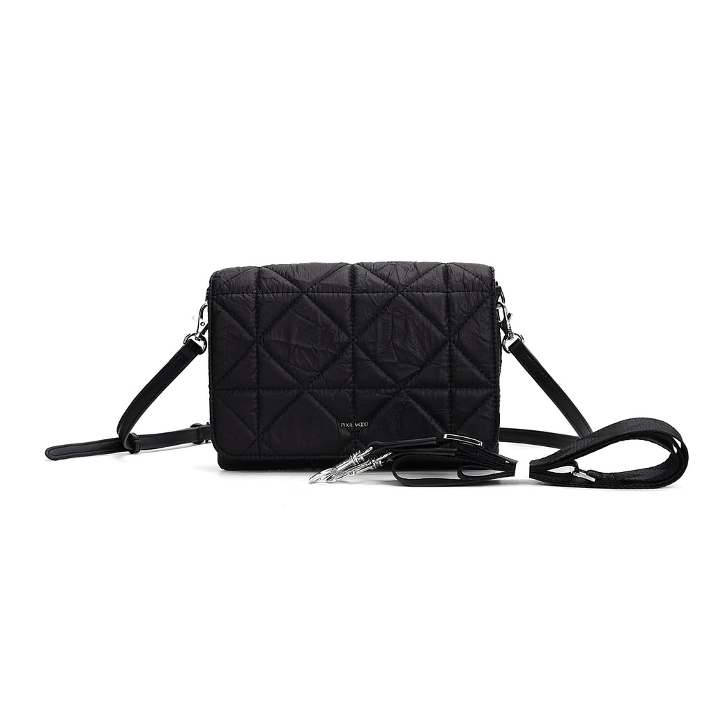 Gianna Crossbody - Black Quilted