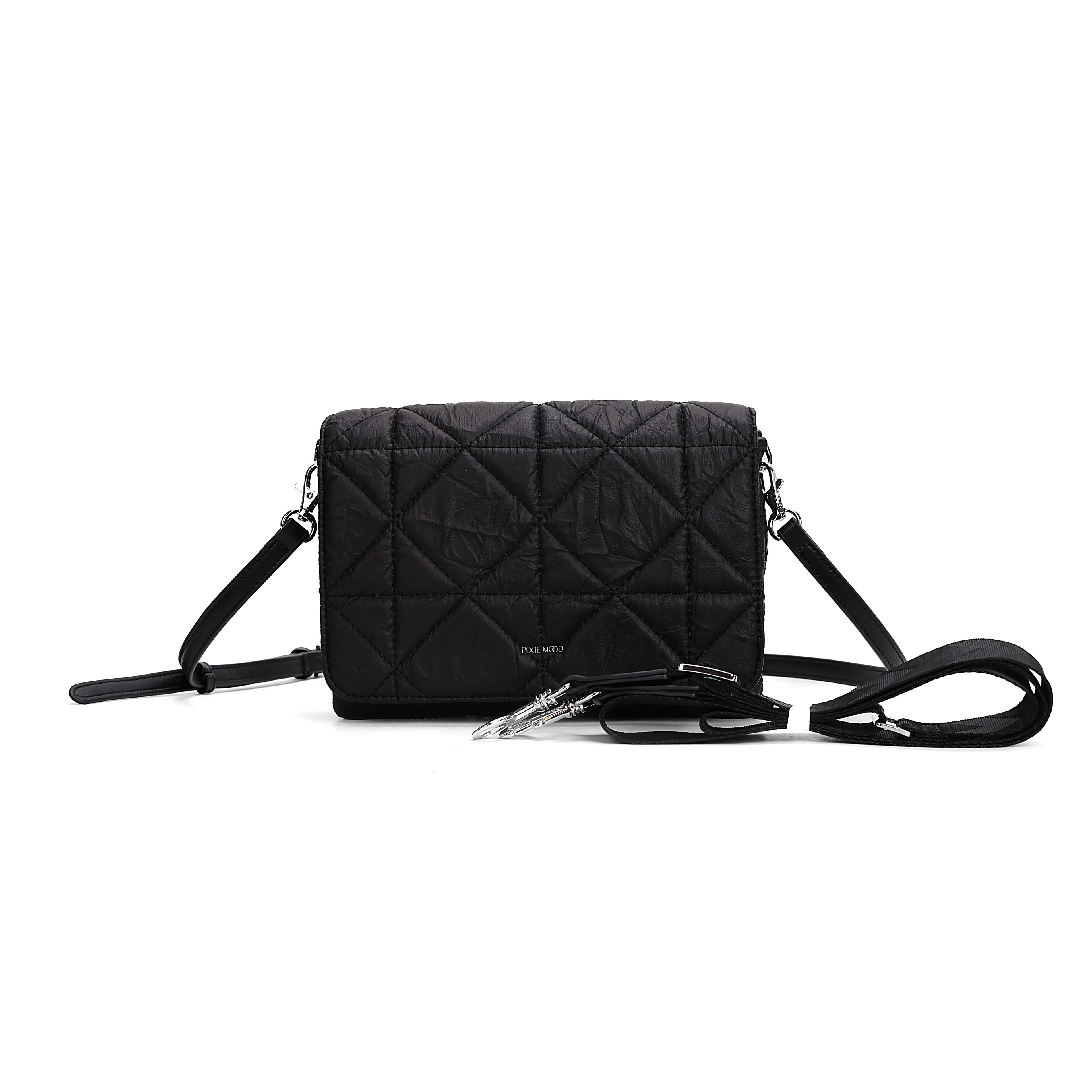 Gianna Crossbody - Black Quilted